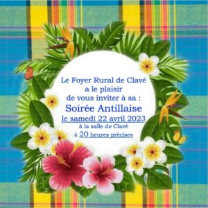 Soirée antillaise – 22 avril 2023