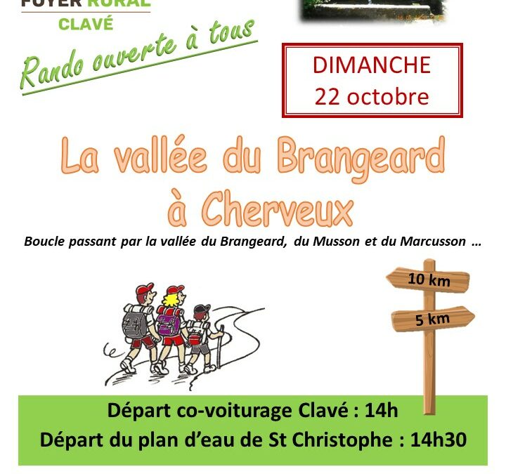 Randonnée d’automne – 22 octobre