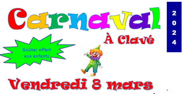 Carnaval – 8 mars