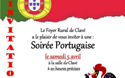 Soirée Portugaise – 5 avril 2025