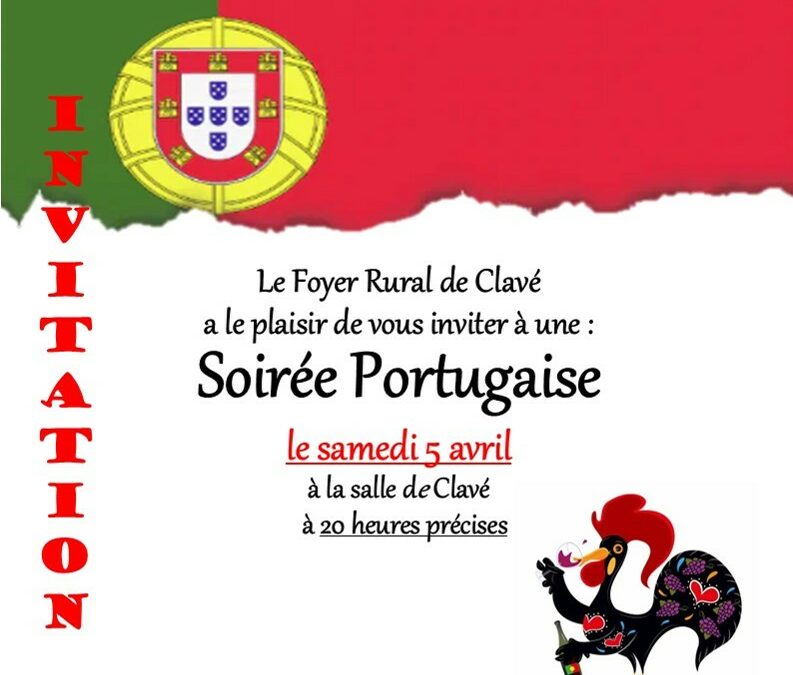 Soirée Portugaise – 5 avril 2025